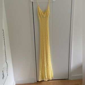 Bardot Adoni Butter Yellow Midi Dress